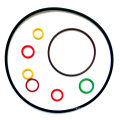 Dlseals FDA Transparent Rubber O Ring/ PU Transparent O Ring / O-Ring Silicone O-Ring
